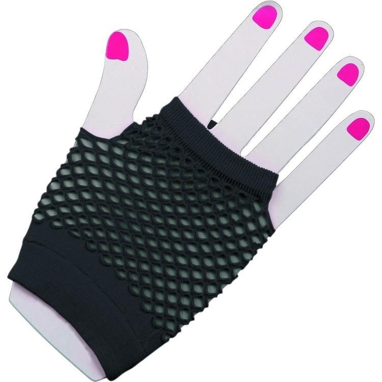 Short Fishnet Gloves - Black  Dancewear Australia