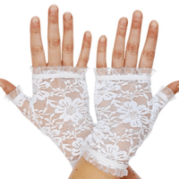 Short Fingerless Lace Gloves  Dancewear Australia