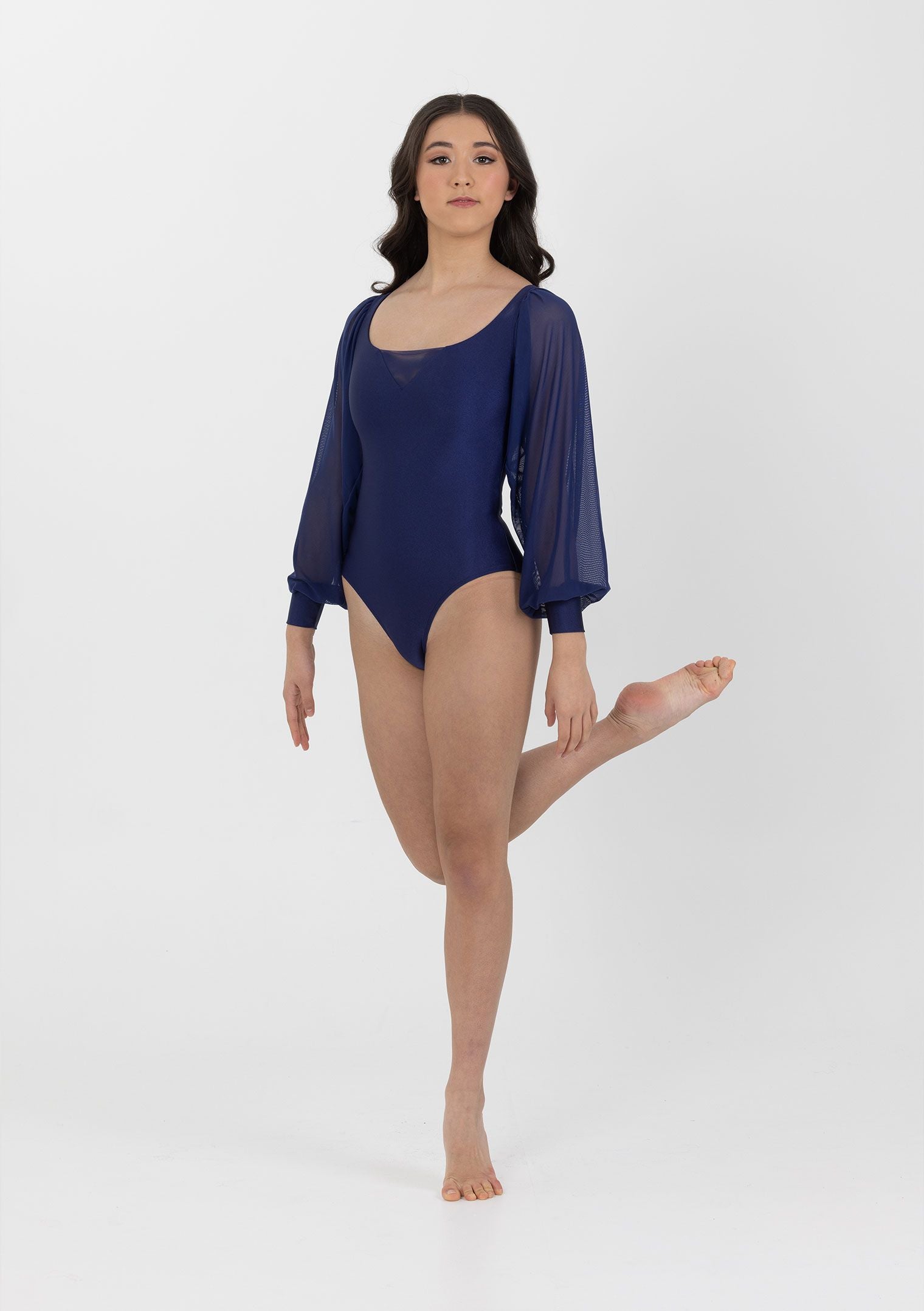 dance costume leotard long sleeve