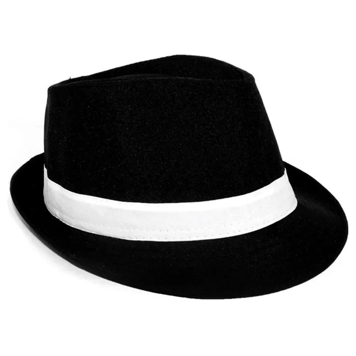 Fedora Hat -with white band