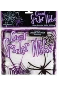 Giant Spider Web with 4 black plastic spiders  Dancewear Australia