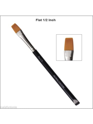 Global - flat 1/2 inch brush  Dancewear Australia makeup brush 