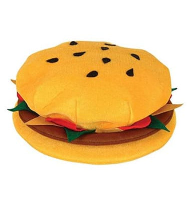 Hamburger plush costume Hat  Australia