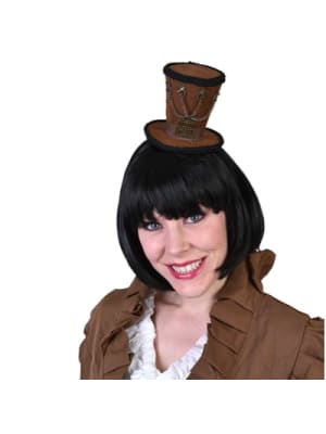 Hat on headband steampunk brown  Dancewear Australia