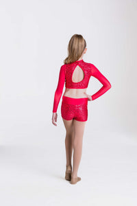 Attitude Shorts | Red  Dancewear Australia