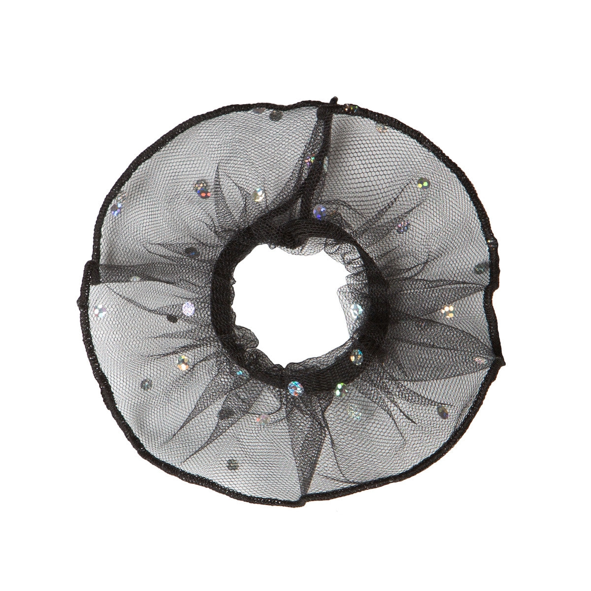 Sparkle Scrunchie Black Glitter Dance
