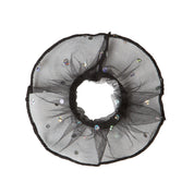 Sparkle Scrunchie Black Glitter Dance