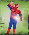 spiderman costume muscle padding child