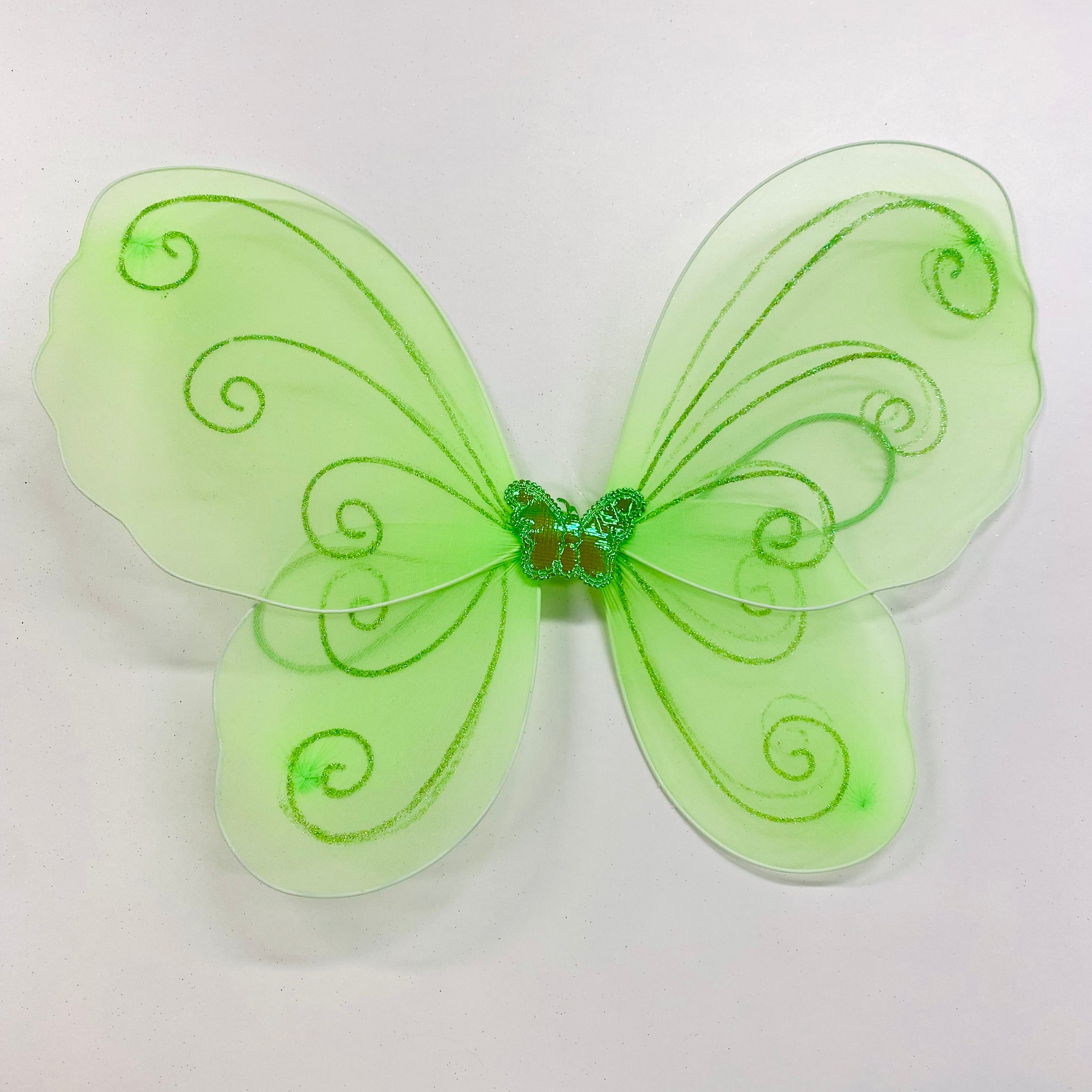 lime green fairy wings