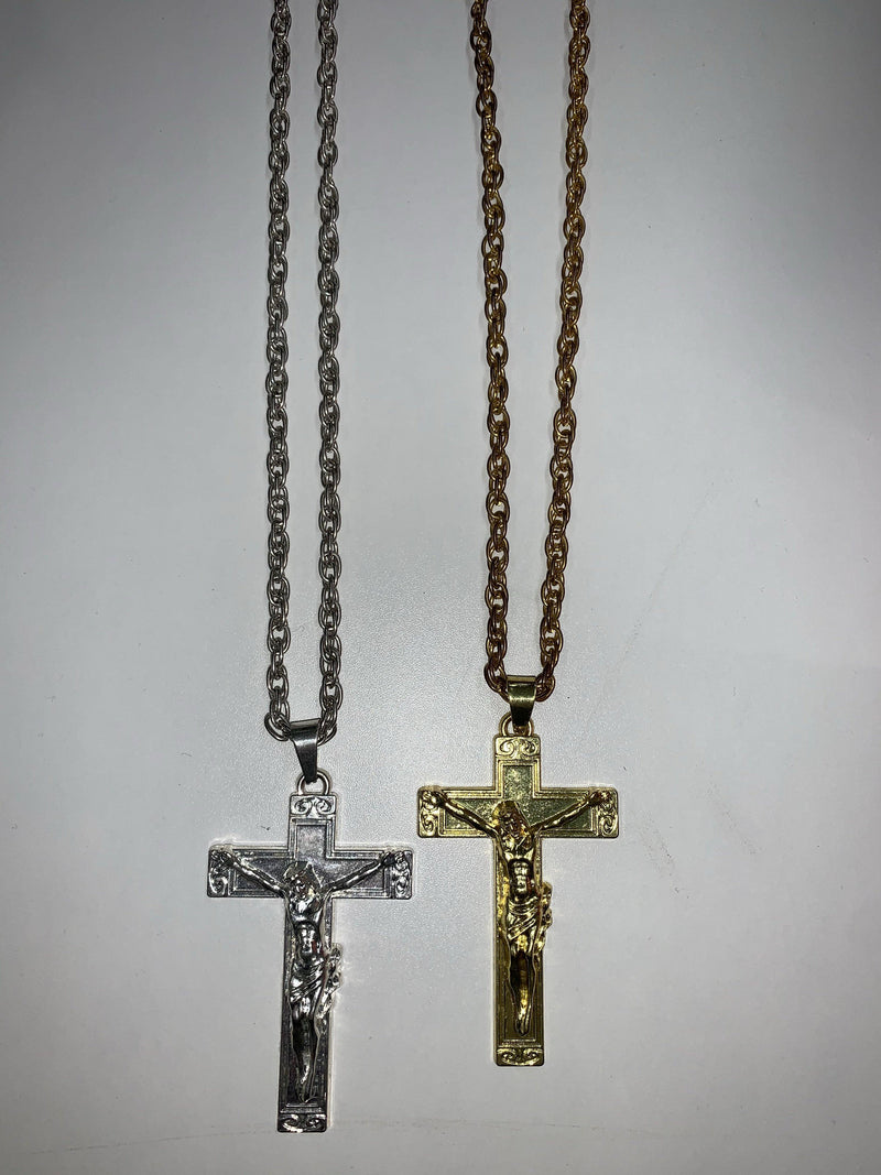 Necklace - Metal Cross