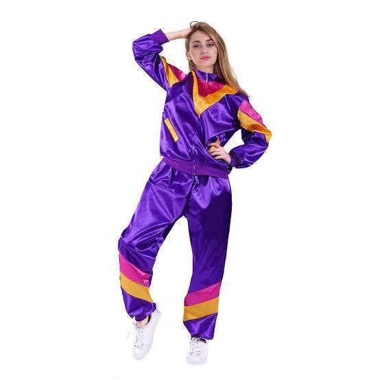 Adult 80s Purple Tracksuit - Upstage Dancewear