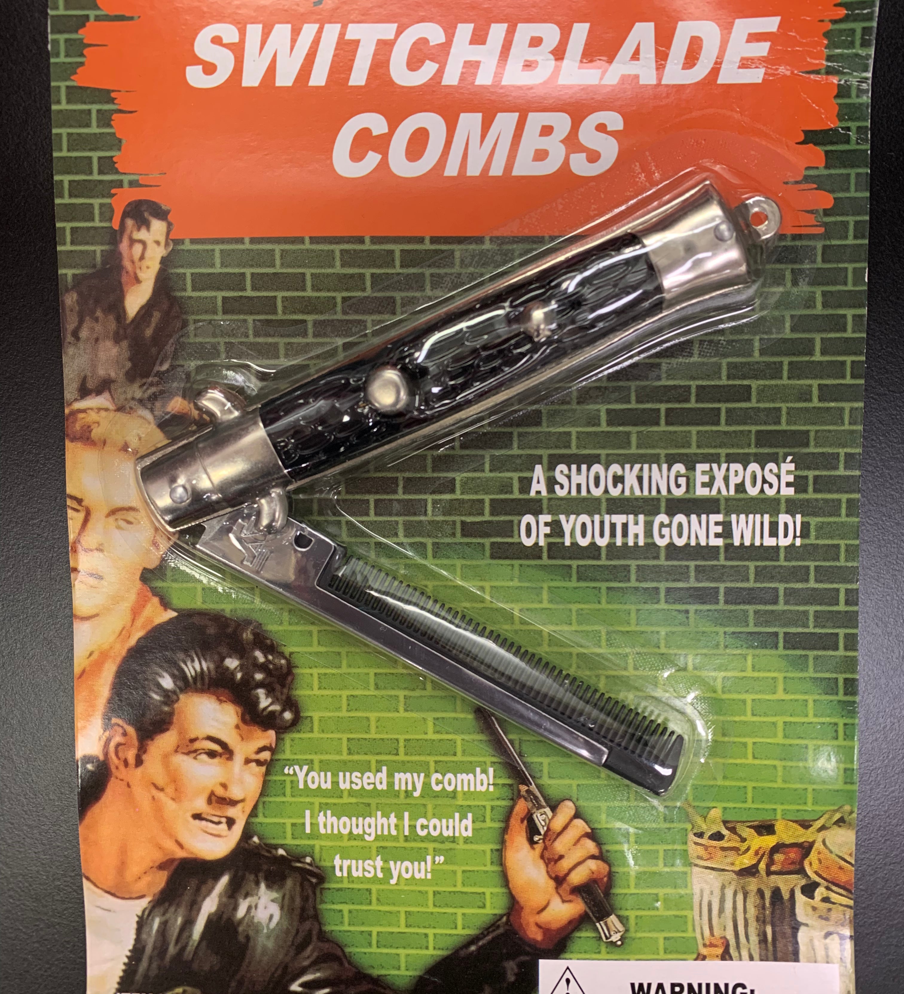 switchblade comb 1950s fonzie happy days james dean 