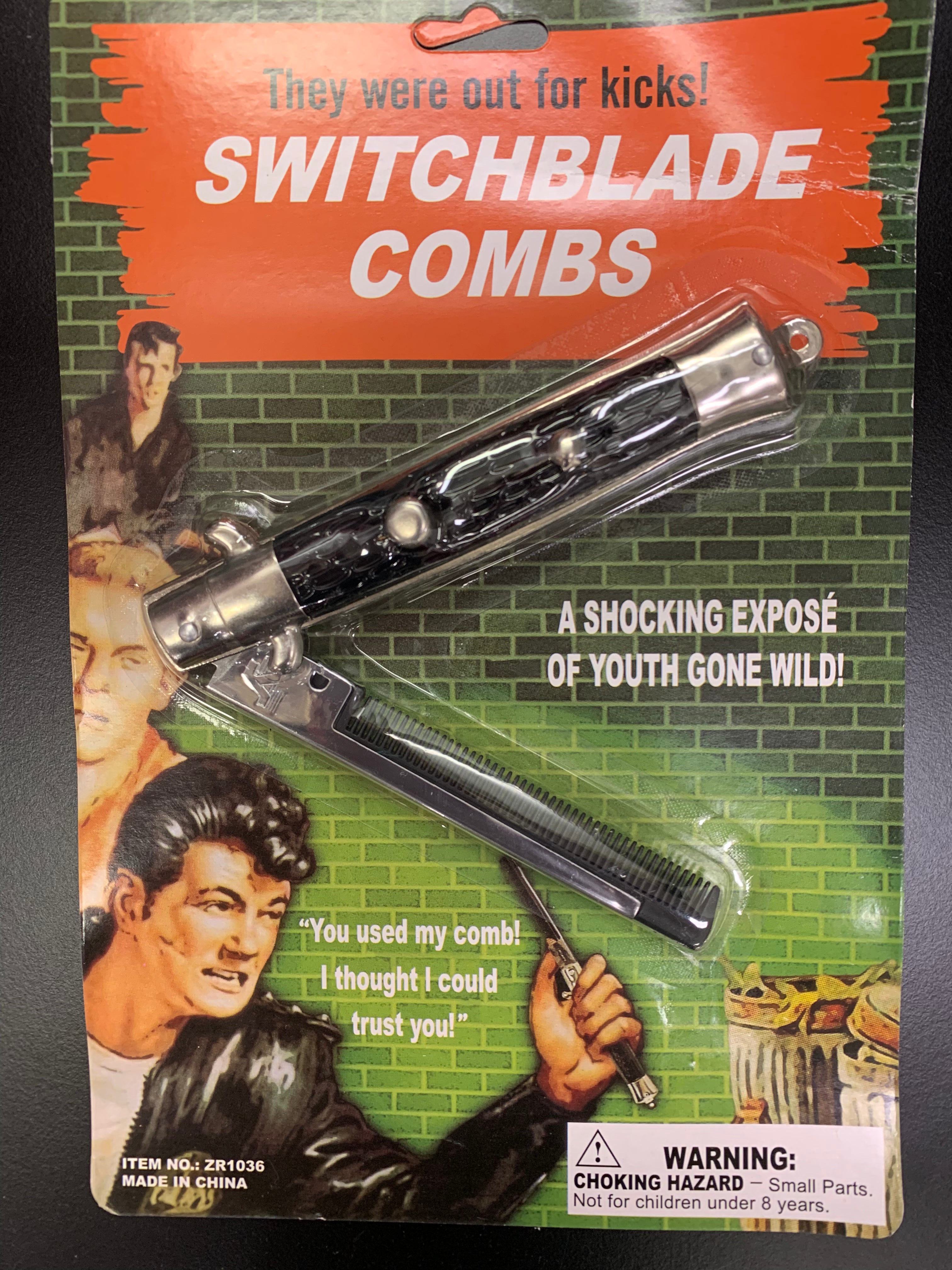switchblade comb 1950s fonzie happy days james dean 