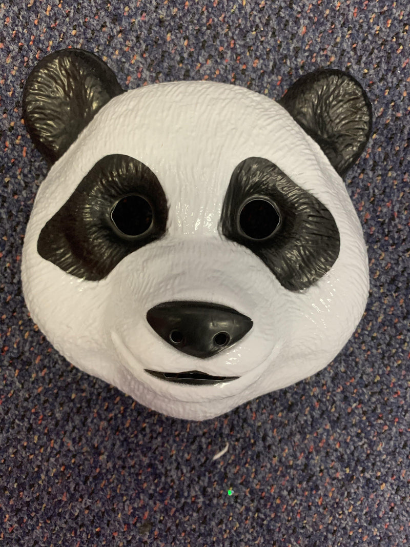 Panda Plastic face mask with eye holes