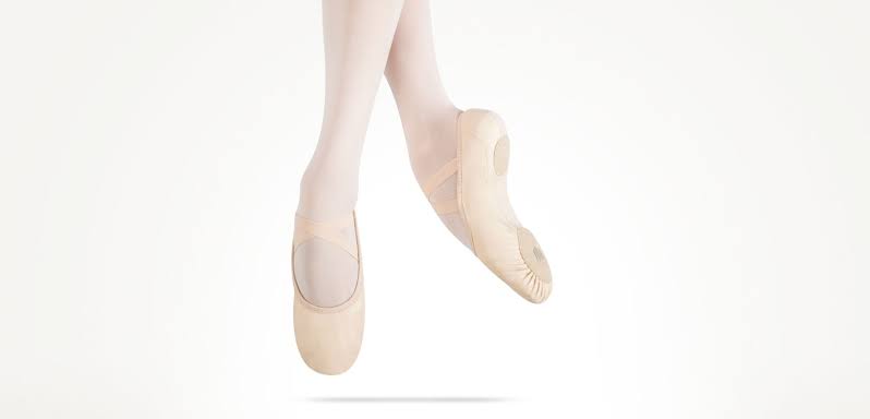 Elemental Leather Hybrid Split Sole Ballet Shoe - (MB115C) -Child