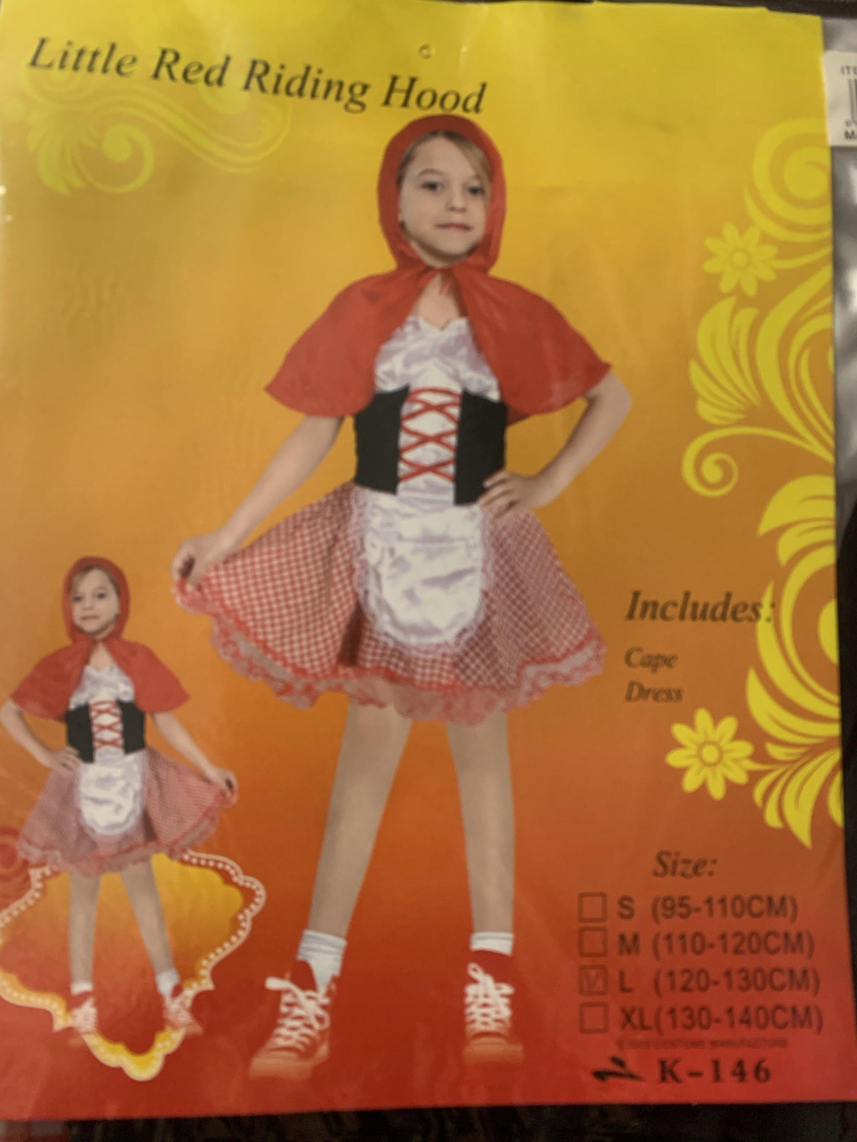 Little Red Riding Hood Girls book week Costume