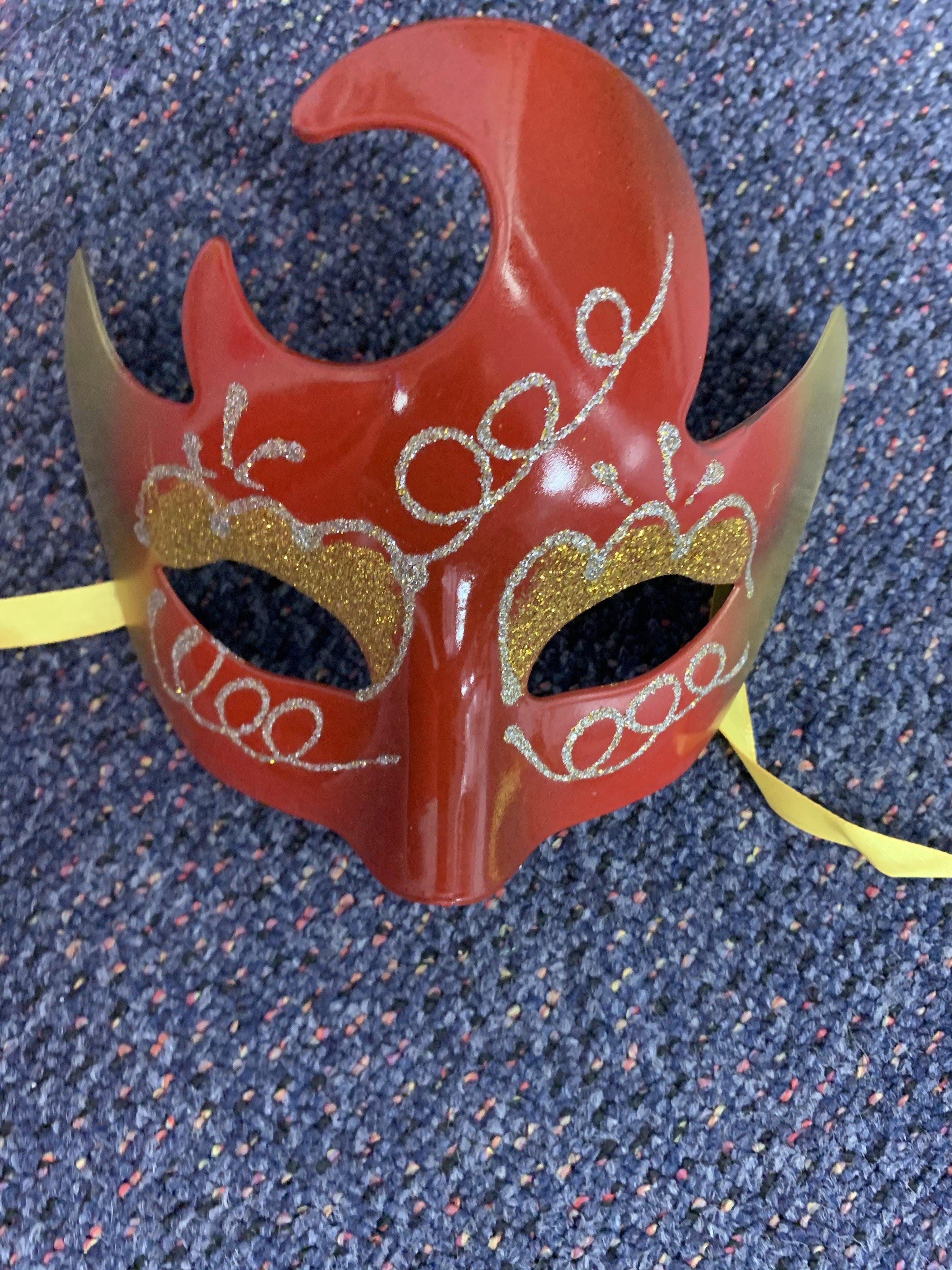 Mask - Red & Gold