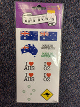 Tattoos - I love Aus/Made in Australia