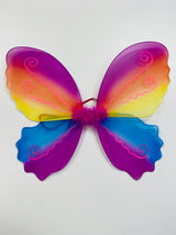 Vibrant Rainbow Fairy Wings