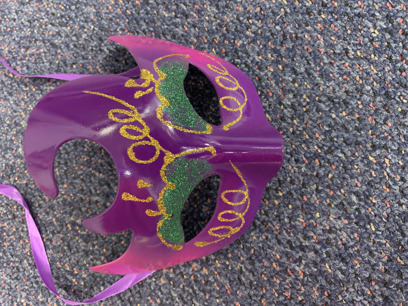 Mask - Purple with Green/Gold