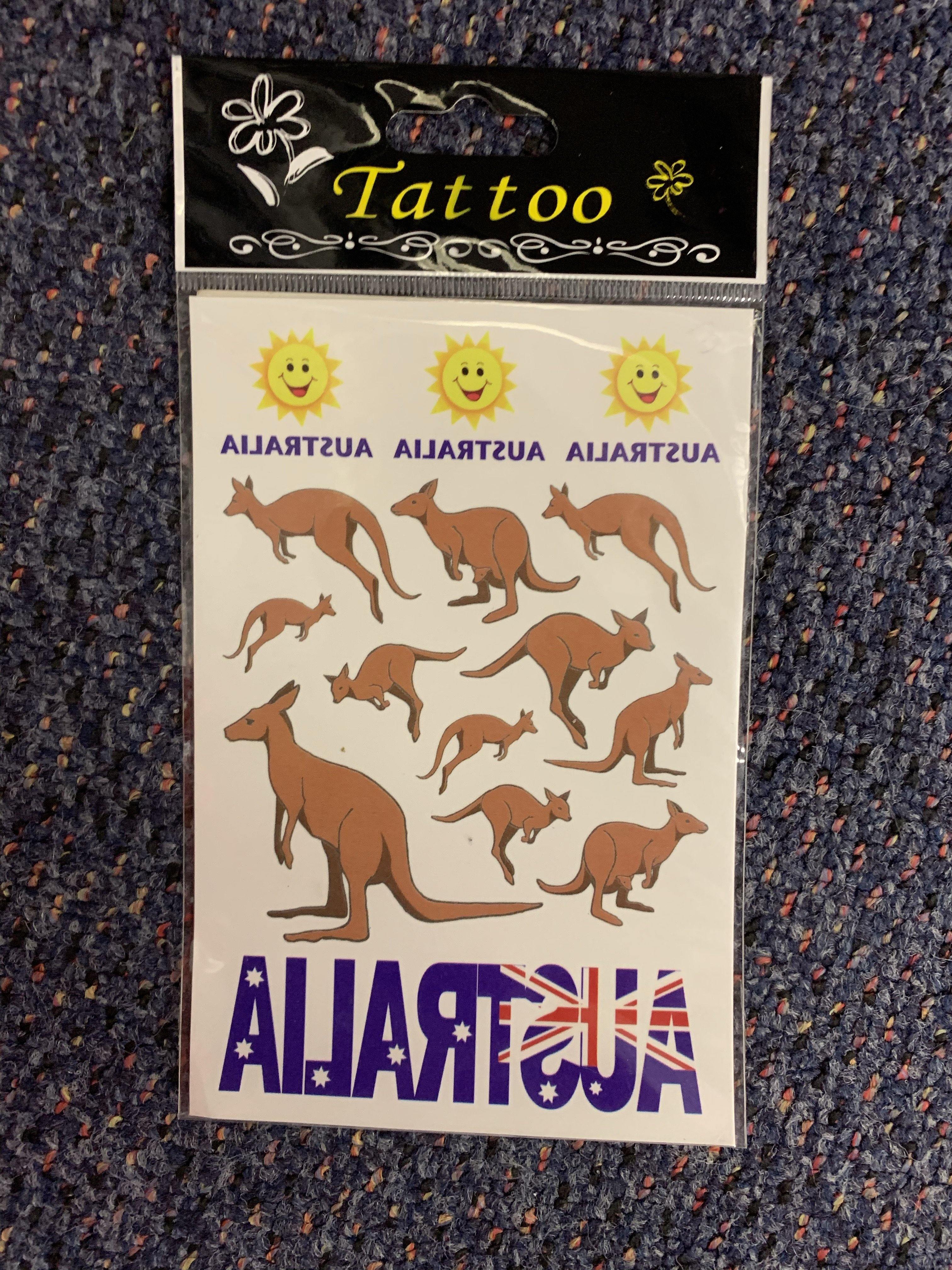 Tattoos - Kangaroos  Dancewear Australia