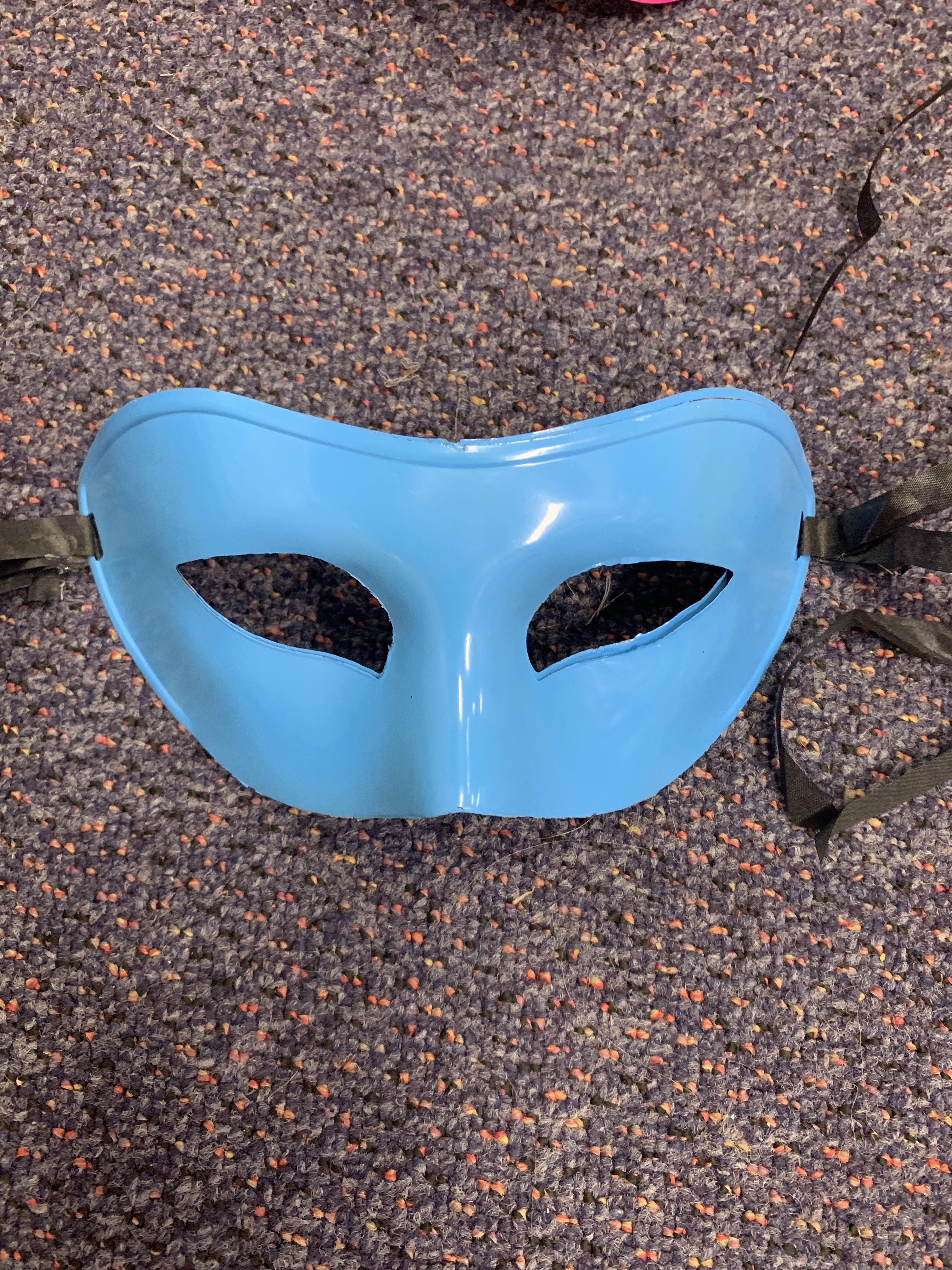 Mask - plain Blue