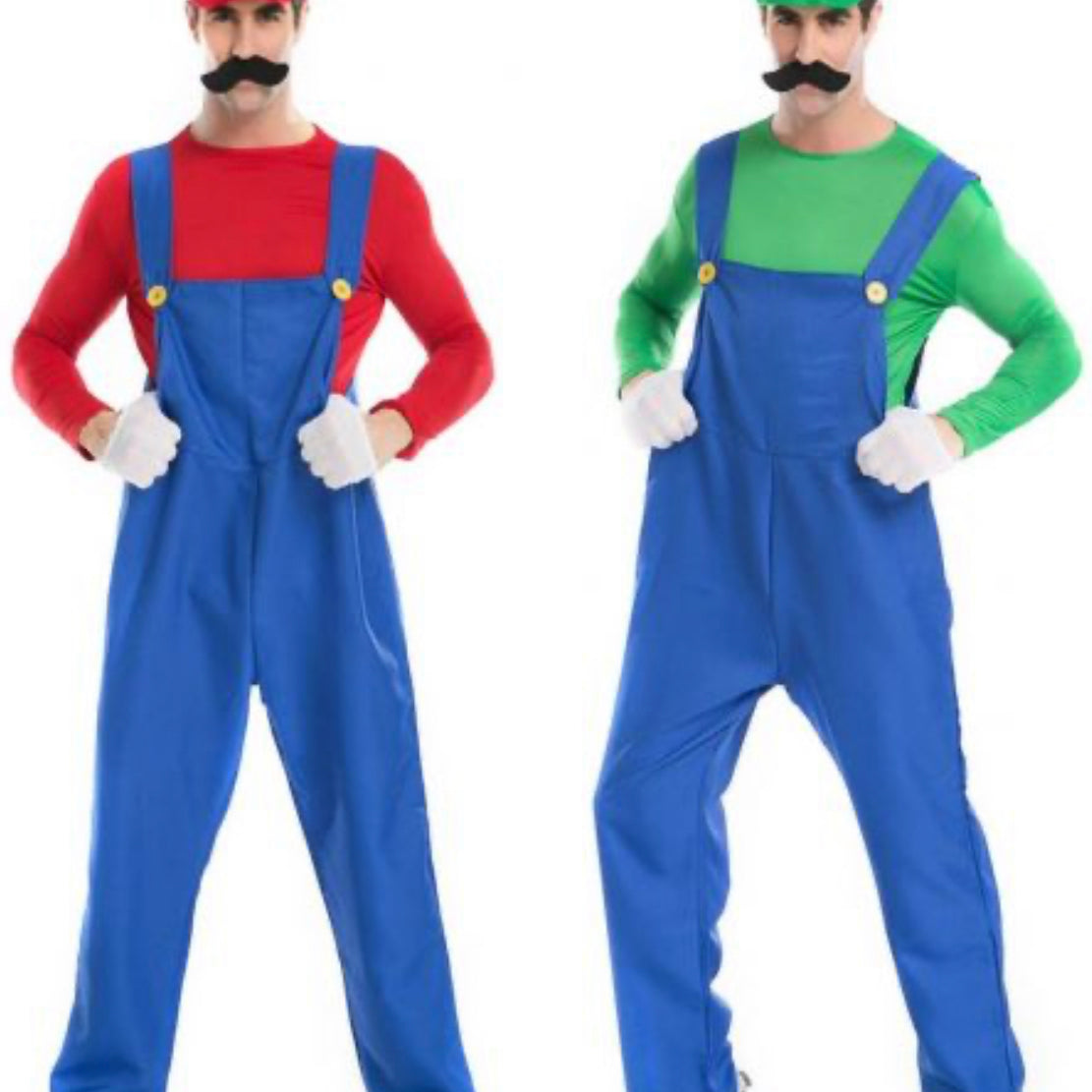 mario luigi super halloween footy silly sunday mad monday duo costumes pairs couple fancy dress up