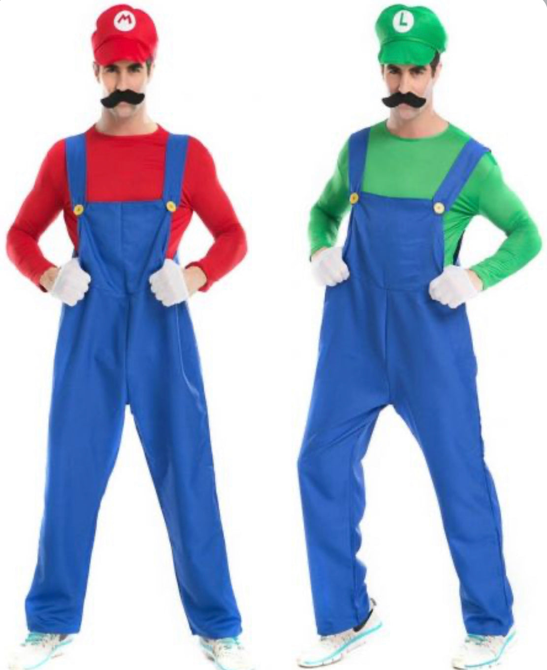 mario luigi super halloween footy silly sunday mad monday duo costumes pairs couple fancy dress up