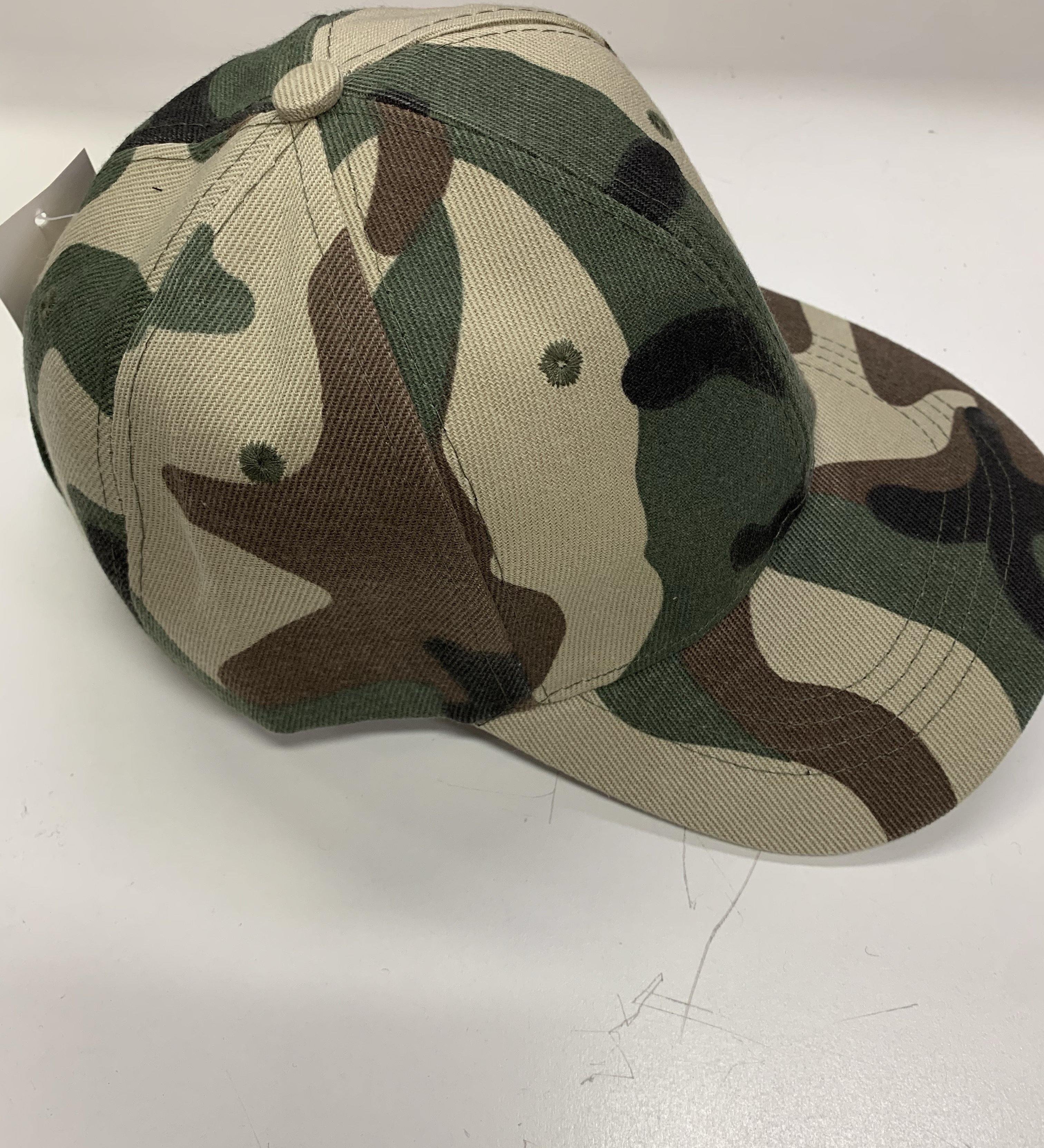 camo print cap hat for soilder costume or every day wear