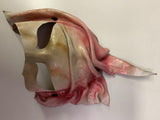 Mask - Leather Pink Horn