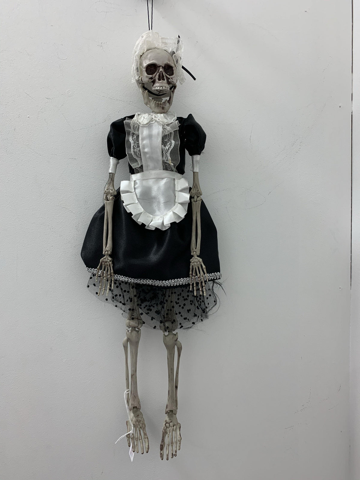 Skeleton - Female in Black Maid Costume  Dancewear Australia