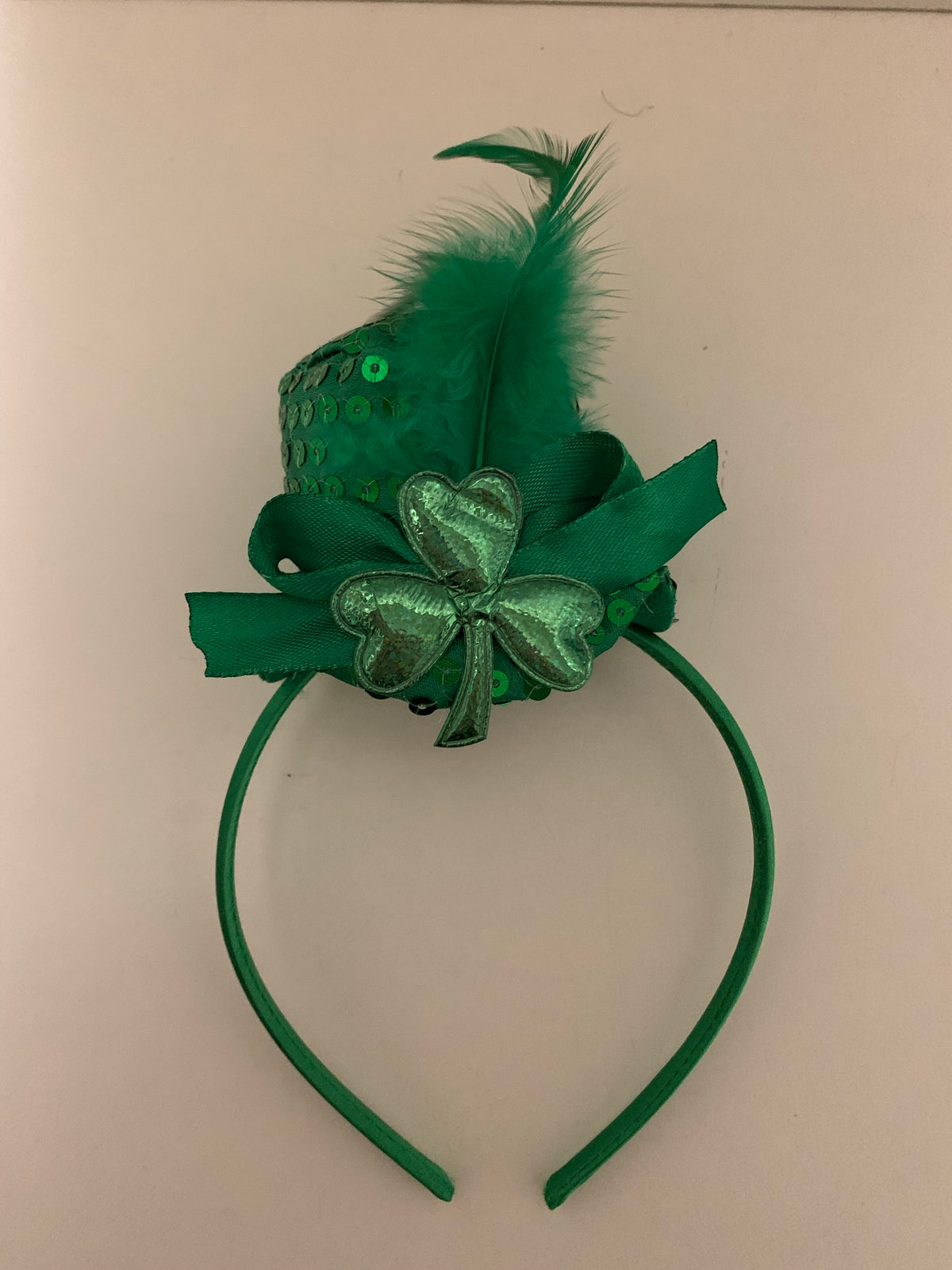 Leprechaun  - Green sequin Hat Headbobbers