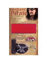 Instant Pirate Kit - teeth bandana earring patch
