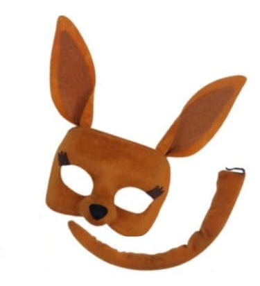 Kangaroo Mask & Tail  Dancewear Australia joey australian animals 