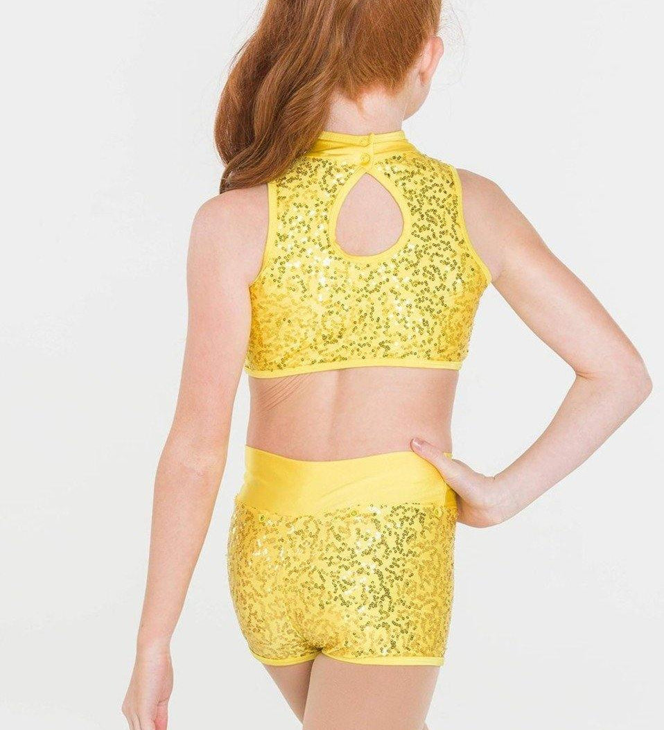 Attitude Shorts | Yellow  Dancewear Australia