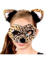 Leopard Mask & Headband