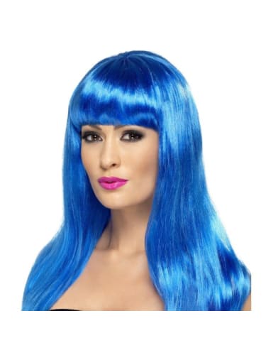 katy perry blue costume wig