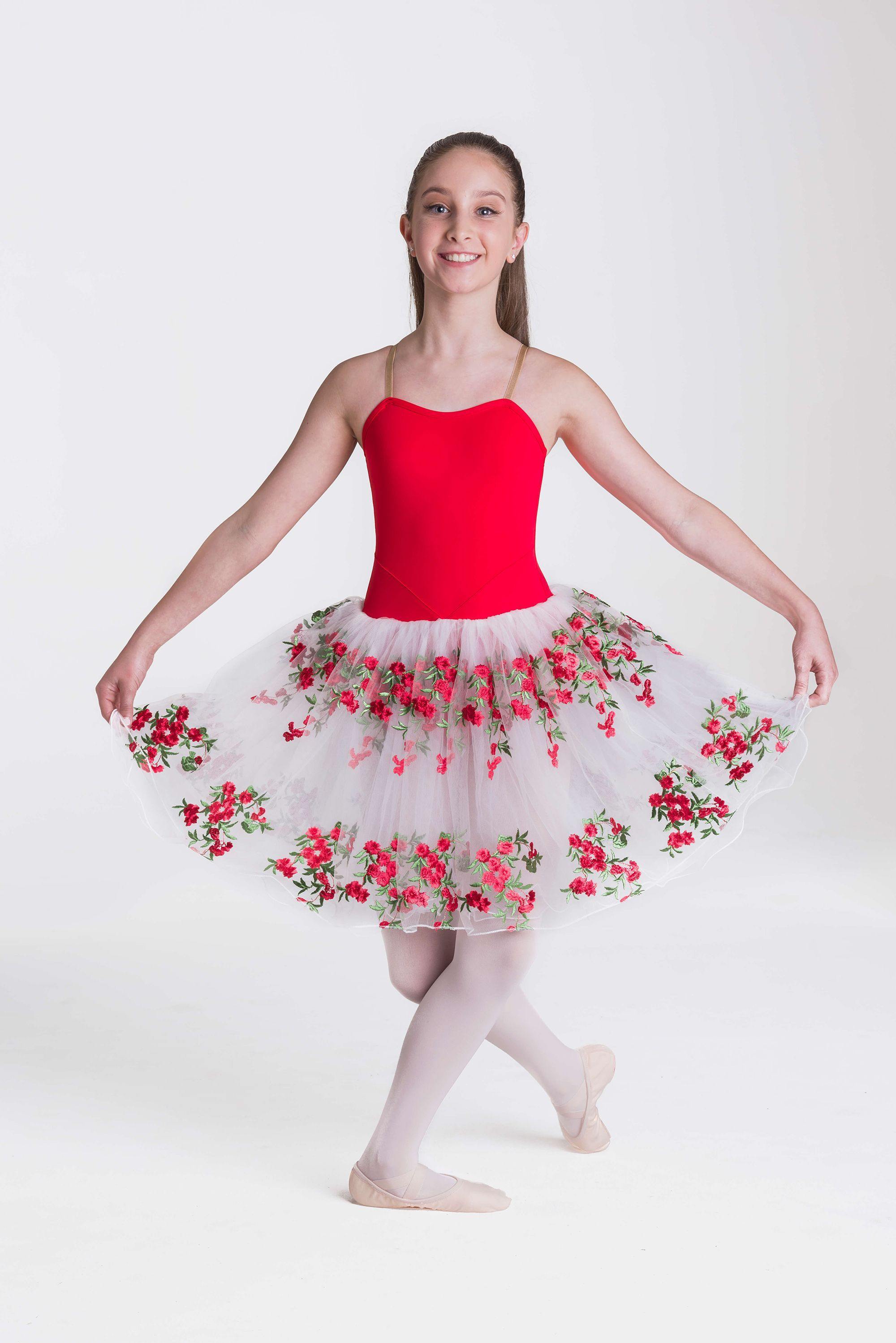 Floral Romance Tutu Dress Studio 7 Dancewear Australia