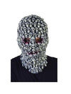 This creepy latex Halloween mask with skulls will scare your guests silly! Designed to fit over most adult size heads, it's easily coordinated with the rest of our Halloween costume accessories to ensure your party guests enjoy the fearstivities! 