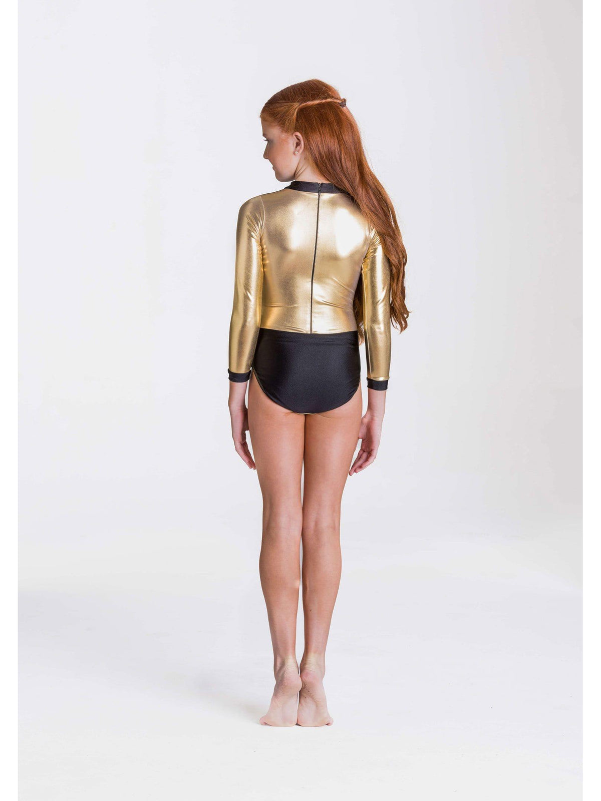 Metallic Warrior Leotard - Gold  Dancewear Australia