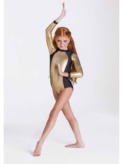 Metallic Warrior Leotard - Gold  Dancewear Australia
