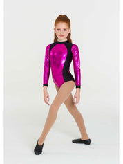 Metallic Warrior Leotard - Hot Pink  Dancewear Australia