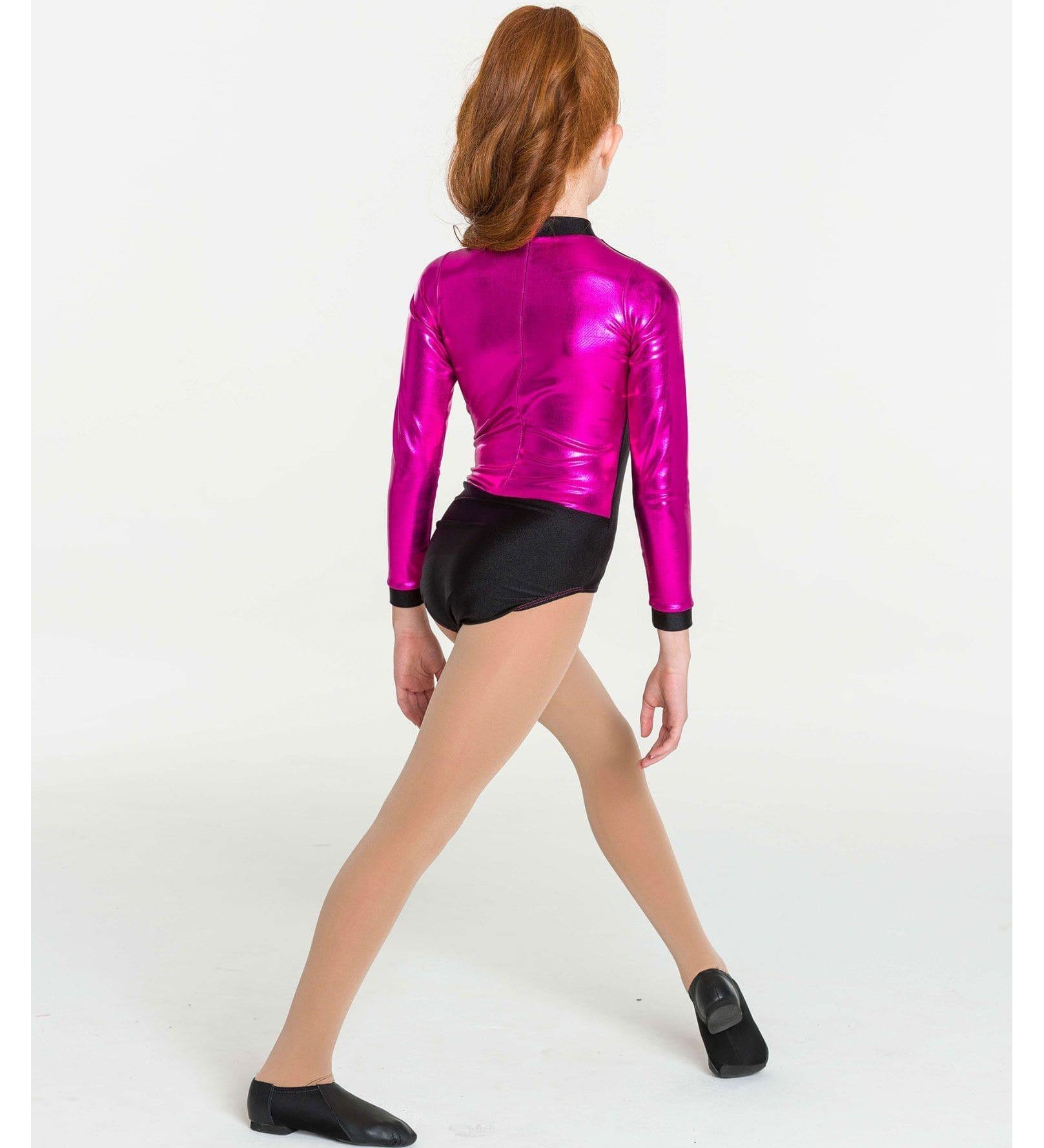 Metallic Warrior Leotard - Hot Pink  Dancewear Australia