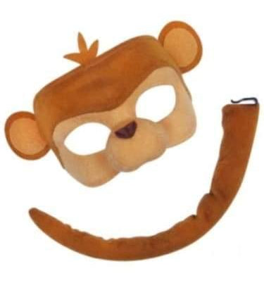 animals Monkey Mask & Tail  Dancewear Australia animals