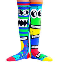 Unleash your inner little monster with these super fun and colourful monster socks. Perfect novelty socks for any age, MADMIA monster socks are so cute it’s scary!