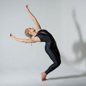 black unitard costume