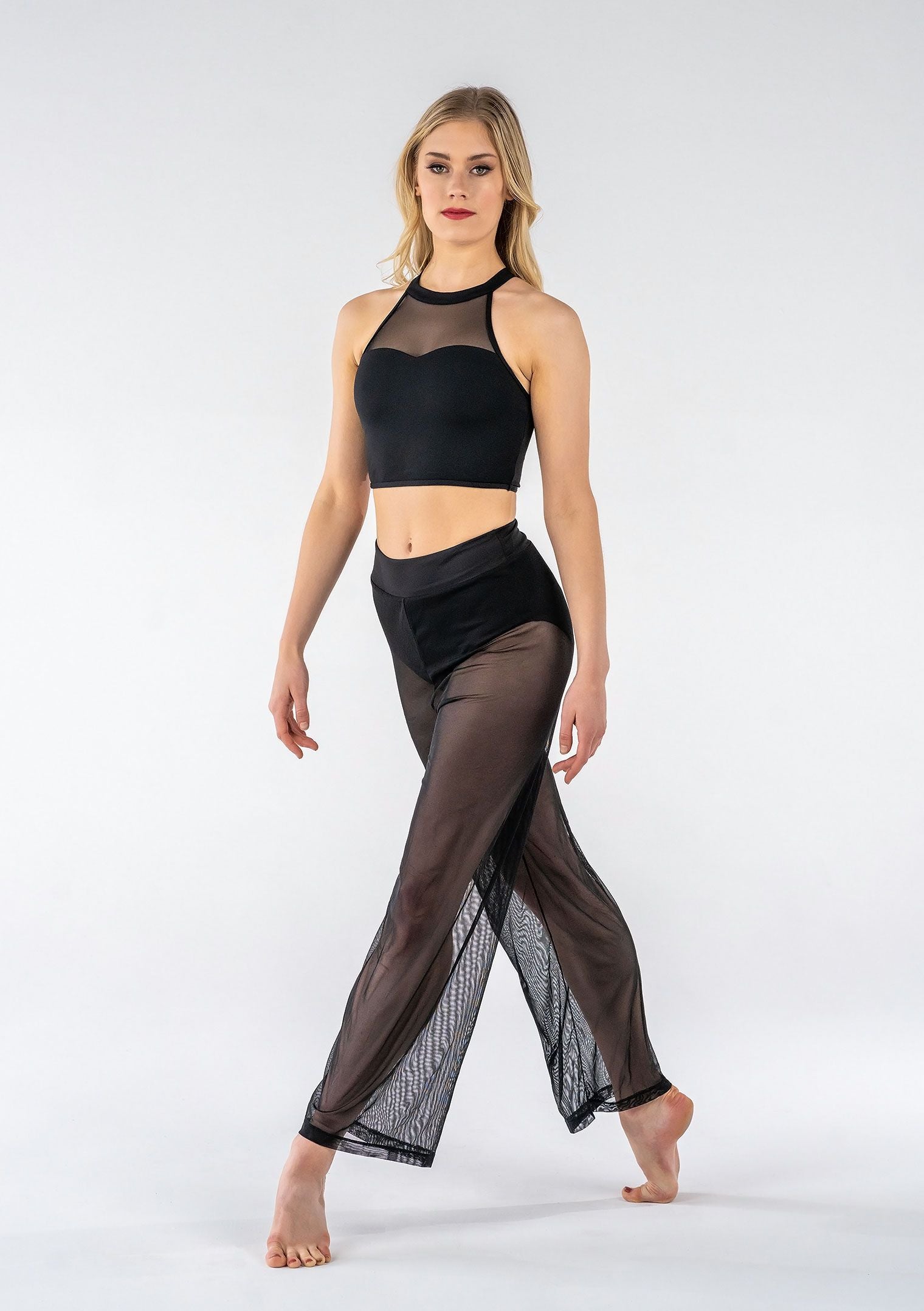 Mesh Performance Crop Top