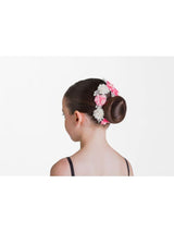 Pearls and Petals Hairpiece - Pink and White