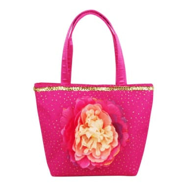 Pink Peony Flower Bag  Dancewear Australia