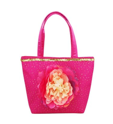 Pink Peony Flower Bag  Dancewear Australia